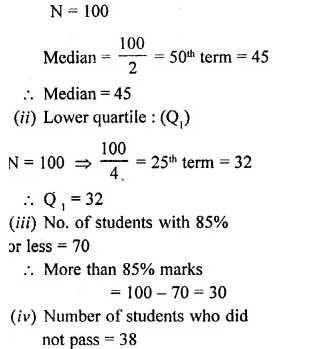 ML Aggarwal Class 10 Solutions for ICSE Maths Chapter 21 Measures of ...