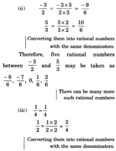 NCERT Solutions for Class 8 Maths Chapter 1 Rational Numbers Ex 1.2