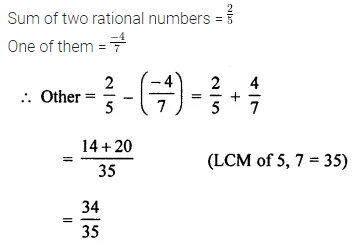 ML Aggarwal Class 7 Solutions for ICSE Maths Chapter 3 Rational Numbers ...