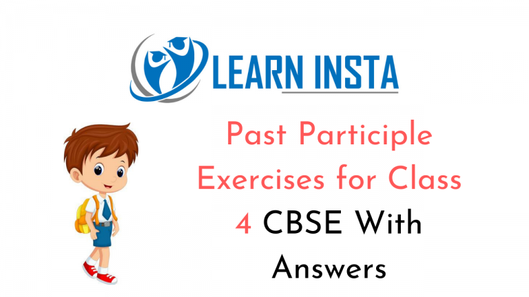 Past Participle Exercises With Answers