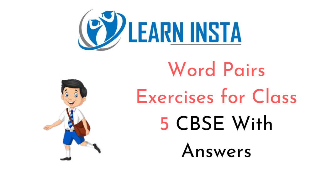 word-pairs-exercises-for-class-5-cbse-with-answers